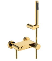 Смеситель для ванны с душем Boheme Stick 123-GG.3, золото