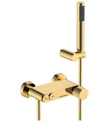 Смеситель для ванны с душем Boheme Stick 123-GG.4, золото
