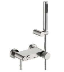 Смеситель для ванны с душем Boheme Stick 123-NB.3, никель