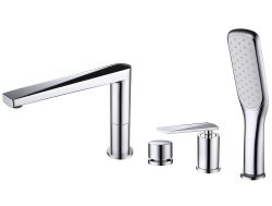Смеситель на борт ванны Boheme Venturo 370, хром