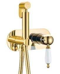 Гигиенический душ Boheme Imperiale 425 со смесителем, золото