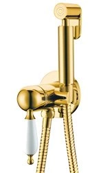 Гигиенический душ Boheme Imperiale 435 со смесителем, золото