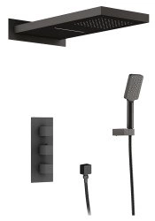 Душевая система Timo Petruma SX-5039/03SM, черная матовая