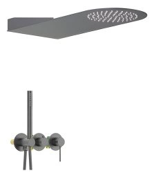 Душевая система Timo Saona SX-2340/18SM, черное золото