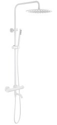 Душевая система Timo Saona SX-2380/16 с изливом, белая матовая