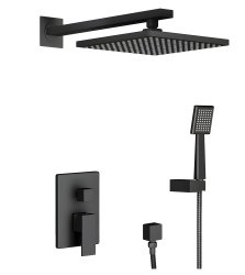 Душевая система Timo Selene SX-2069/03SM, черная матовая