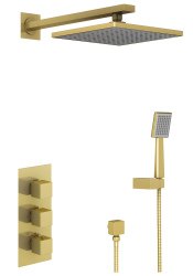 Душевая система Timo Tetra-Thermo SX-0179/17SM, матовое золото
