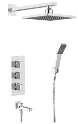 Душевая система Timo Tetra-Thermo SX-0199/00SM с изливом, хром