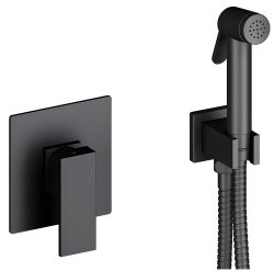 Гигиенический душ Timo Selene 2089/03SM со смесителем, черная матовая