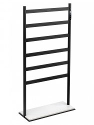 Полотенцесушитель электрический Wonzon&Woghand Essen WW-A406-MB 47x96, черный матовый