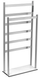 Полотенцесушитель электрический Wonzon&Woghand Essen WW-A407-BR 47x96, никель
