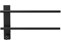 Полотенцесушитель электрический Wonzon&Woghand Nurnberg WW-AL342-MB 52x31, черный матовый