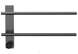 Полотенцесушитель электрический Wonzon&Woghand Nurnberg WW-AL342-GM 52x31, темный графит