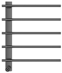Полотенцесушитель электрический Wonzon&Woghand Nurnberg WW-AL345-GM 52x63, темный графит