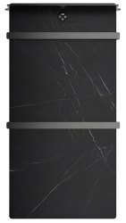 Полотенцесушитель электрический Wonzon&Woghand Stuttgart WW-A504-GM 42x80, черный мрамор