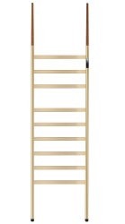 Полотенцесушитель электрический Wonzon&Woghand Bremen WW-A207-BG 47x180, золото