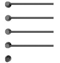 Полотенцесушитель электрический Wonzon&Woghand Hamburg WW-AL314-GM 47x66, темный графит