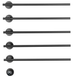 Полотенцесушитель электрический Wonzon&Woghand Dortmund WW-A365-GM 58x67, темный графит