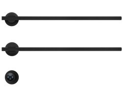 Полотенцесушитель электрический Wonzon&Woghand Dortmund WW-A362-MB 58x37, черный матовый