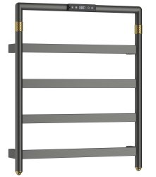 Полотенцесушитель электрический Wonzon&Woghand Koln WW-A6014-GM 47x58, темный графит