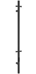 Полотенцесушитель электрический Boheme Uno 726-B 12x150, черный матовый