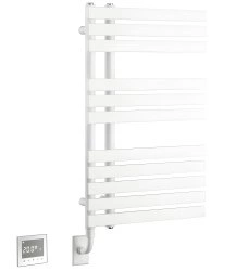 Полотенцесушитель электрический Boheme Venturo 721-MW 50x94, белый матовый