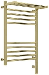 Полотенцесушитель электрический Сунержа Богема 3.0 R с полкой 40x60, шампань