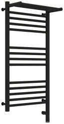 Полотенцесушитель электрический Сунержа Богема 3.0 R с полкой 40x80, черный матовый