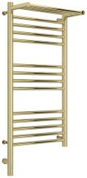 Полотенцесушитель электрический Сунержа Богема 3.0 L с полкой 40x80, шампань
