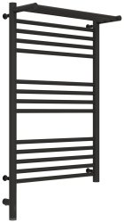 Полотенцесушитель электрический Сунержа Богема 3.0 L с полкой 50x80, тёмный титан муар