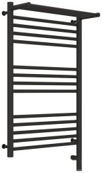 Полотенцесушитель электрический Сунержа Богема 3.0 R с полкой 50x80, тёмный титан муар