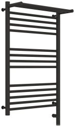 Полотенцесушитель электрический Сунержа Богема 3.0 R с полкой 50x80, тёмный титан муар