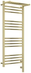Полотенцесушитель электрический Сунержа Богема 3.0 R с полкой 40x100, шампань
