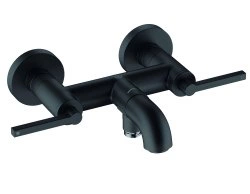 Смеситель для ванны Kludi Nova Fonte Puristic 205403915, черный матовый