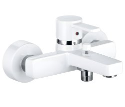 Смеситель для ванны Kludi Zenta 386709175, белый матовый