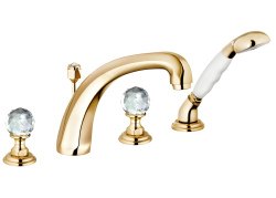 Смеситель для ванны Kludi Adlon 5152445G4, золото