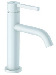 Смеситель для раковины Kludi Nova Fonte Pura 202885315 с донным клапаном, белый матовый