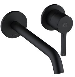 Смеситель для раковины Kludi Nova Fonte Pura 202453915 встраиваемый, черный матовый