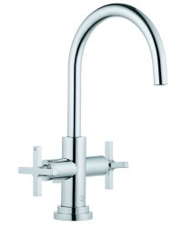 Смеситель для раковины Kludi Nova Fonte Classic 201180520 с донным клапаном, хром