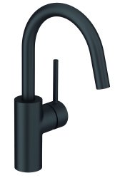 Смеситель для раковины Kludi Bozz 380283976, черный матовый