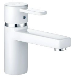Смеситель для раковины Kludi Zenta 382519175, белый матовый