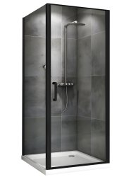 Душевой уголок Abber Sonnenstrand AG04090B-S90B 90x90, профиль черный