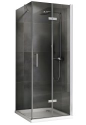 Душевой уголок Abber Zart AG08090P-S91 90x90, профиль хром