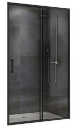 Душевая дверь Abber Schwarzer Diamant AG30100B5 100x190, профиль черный