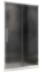 Душевая дверь Abber Schwarzer Diamant AG30110MH 110x195, профиль хром