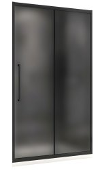 Душевая дверь Abber Schwarzer Diamant AG30110BMH 110x195, профиль черный