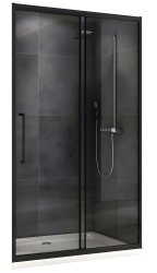 Душевая дверь Abber Schwarzer Diamant AG30150BH 150x195, профиль черный