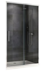 Душевая дверь Abber Schwarzer Diamant AG30170H 170x195, профиль хром