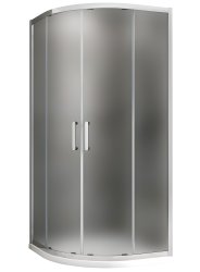 Душевой уголок Abber Schwarzer Diamant AG01100M 100x100, профиль хром