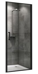 Душевая дверь Abber Sonnenstrand AG04080B 80x195, профиль черный